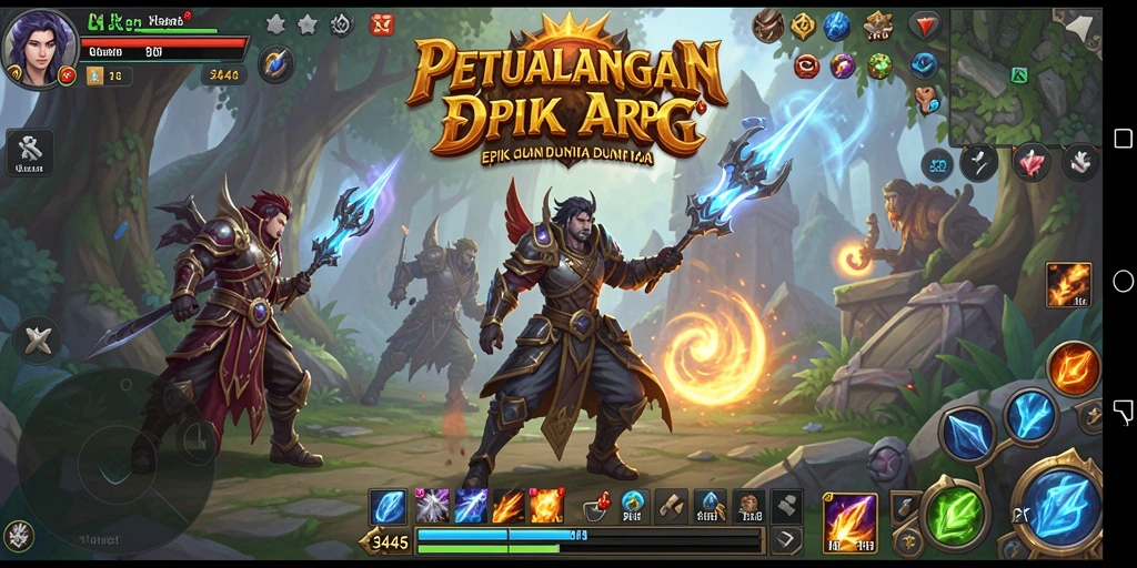 Gameplay seru dalam dunia petualangan ARPG yang menakjubkan.