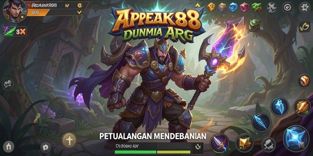 Tampilan mendebarkan dari gameplay APEK88 saat menjelajahi dunia fantasi.