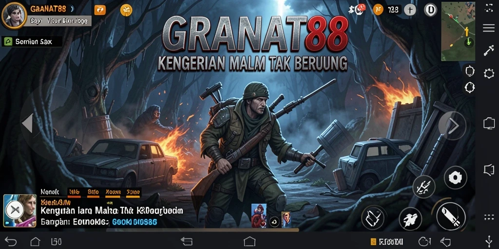 Tangkapan layar dari gameplay menegangkan di <strong>GRANAT88</strong>.