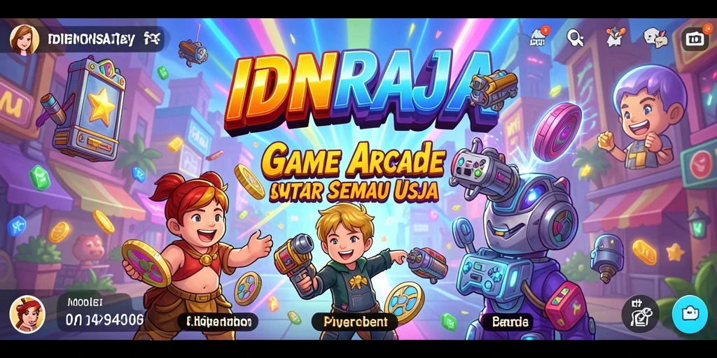 Tampilan gameplay IDNRAJA yang seru dan menantang.