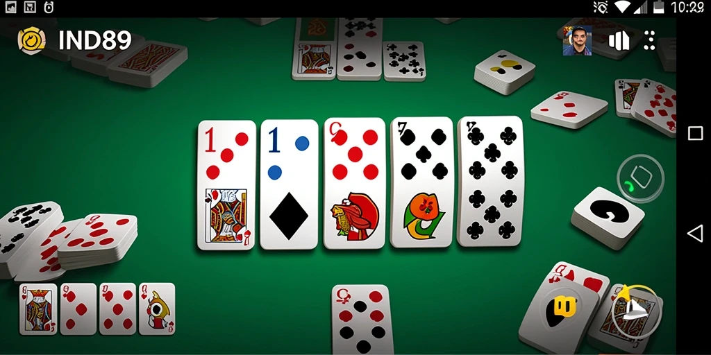 Screenshot permainan IND89 menampilkan aksi seru permainan Domino.