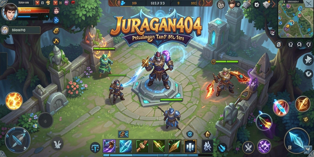 Tampilan gameplay JURAGAN404 yang seru dan interaktif dalam dunia MMORPG.