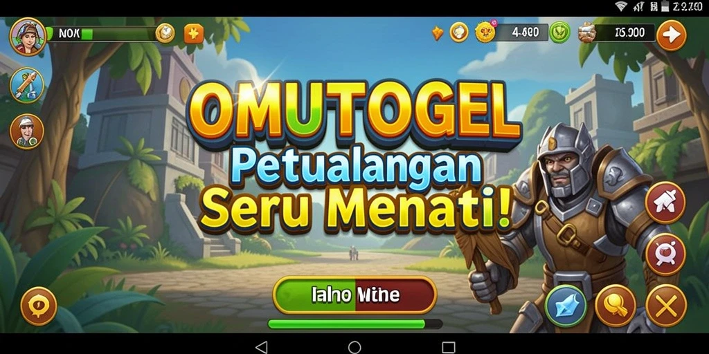 Tangkapan layar menunjukkan aksi seru dalam game petualangan OMUTOGEL.