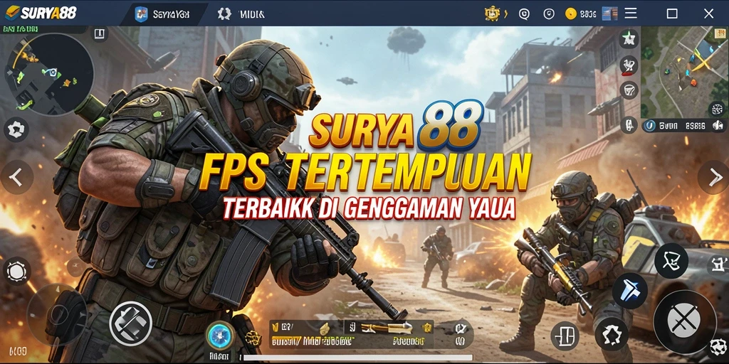 Tampilan gameplay seru dan menegangkan di SURYA88