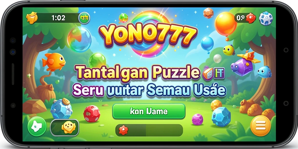 Tangkapan layar gameplay puzzle dari YONO777 yang menantang.